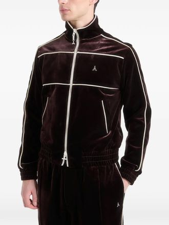 Mani&egrave;re De Voir Eiffel Velour jacket - Brown