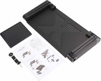 OEM Soporte De Escritorio Para Port&aacute;til, Mesa Con Alfombrilla Para Rat&oacute;n, Soporte Negro Para Sof&aacute; Cama