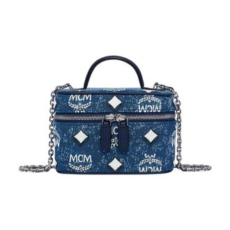 MCM Mcm, Mujer, Bolsos, Azul, Talla: ONE Size