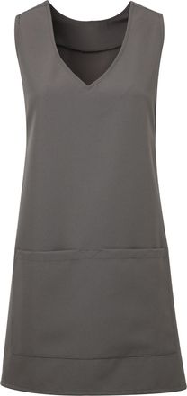 Premier Unisex Wrap-Around Tuniek (Pakket van 2) (Donkergrijs)