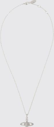 Vivienne Westwood Collana in ottone con pendente Orb e cristalli