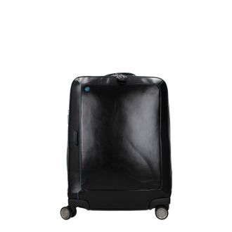 Piquadro Trolley Cabina 45l Uomo Pelle Nero