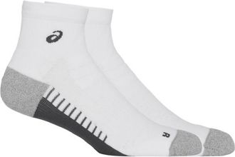 Asics Performance Run Sock Quarter Laufsocken - Unisex | weiß/grau
