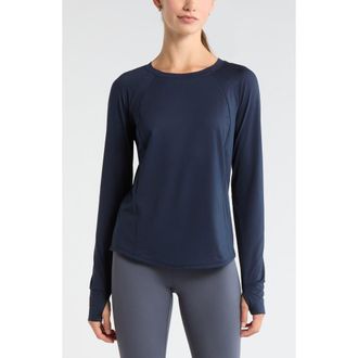 Zella Rally Mesh Top in Navy Sapphire at Nordstrom, Size Xx-Large