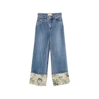 Alemais 7571P Wide Leg Jeans - Jeans - Mujer - Azul - S