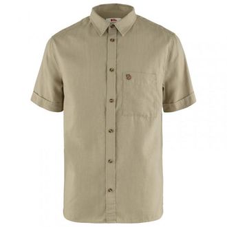 Fj&auml;llr&auml;ven &Ouml;vik Travel Shirt S/S Hemd f&uuml;r Herren | beige
