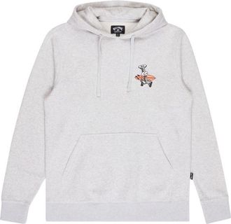 Billabong Foundation Pullover Hoodie f&uuml;r Herren | wei&szlig;/grau