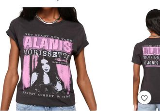 Prince Peter Alanis Jones Tee In Charcoal