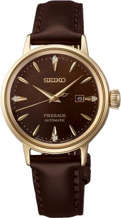 Seiko Horloge Presage Cocktail Automatisch 3 wijzers datum - Dames - Horloges - Grijs - ONE Size - Accessoires