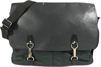 Louis Vuitton Pre-owned Cross Body Bags, female, Black, Size: ONE SIZE Pre-owned Taiga Messenger Bag
