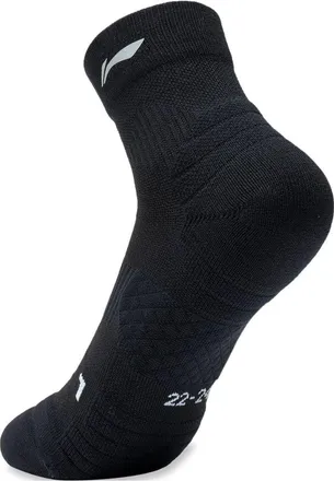 Li-Ning Running Logo Mid Cut Socks Black AWST009-1