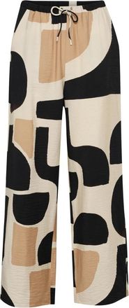 Inwear Neutral Soft Blocks Wide Leg Broek - Dames - Wijde Broeken - Veelkleurig - XS - Broeken