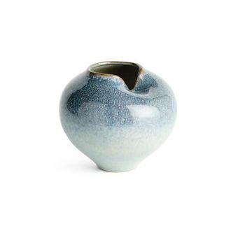 Napa Home & Garden Veronica Small Blue Stoneware Vase at Nordstrom