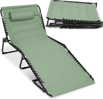 Best Choice Products Extra Wide Padded Patio Chaise Lounge Chair, Portable Recliner w/ 8 Positions
