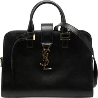Saint Laurent Pre-owned Handbags, female, Black, Size: ONE SIZE Pre-owned Vintage Shoulder Bag
