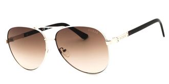 Guess GU00173 21F Womens Sunglasses Gold Size 60