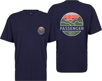 Passenger Laidback Recycled Cotton Relaxed Fit T-Shirts f&uuml;r Herren | blau