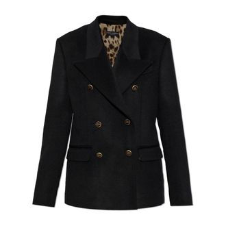Dolce & Gabbana Cashmere Blazer - Dames - Jassen - Zwart - Maat: S Kasjmier