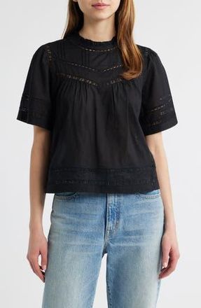Rails Daisy Open Stitch Top in Black at Nordstrom Rack, Size Small