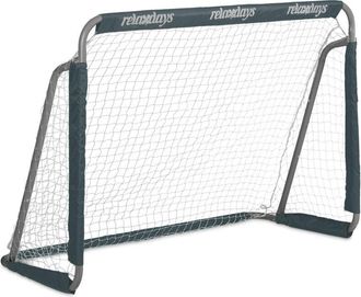 Relaxdays Relaxdays - Porter&iacute;a Jard&iacute;n, Ni&ntilde;os Y Adultos, Soccer, 110 X 150 X 75 Cm, Metal, Miniporter&iacute;a F&uacute;tbol Resistente, Gris