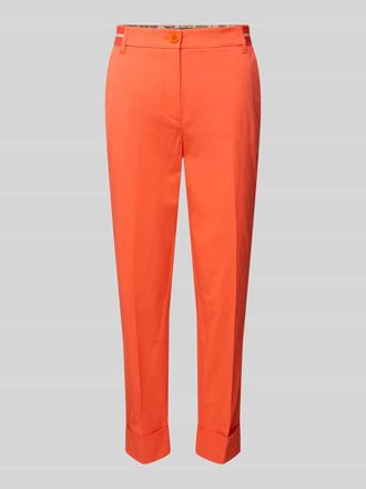 Marc Cain Regular Fit Hose in verk&uuml;rzter Passform mit Eingrifftaschen in Rot, Gr&ouml;&szlig;e 34