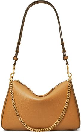 Tory Burch Perry Leather Shoulder Bag in Autumn Brown at Nordstrom