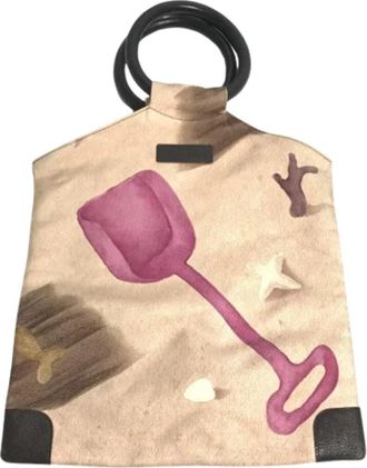Bulgari Pre-owned Fabric handbags - Dames - Vintage Handtas - Roze - ONE Size - Vintage