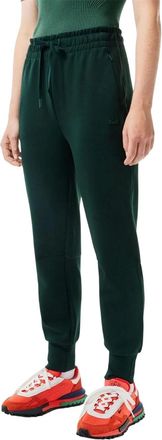 Lacoste Dames/Dames Biologisch Katoenen Jersey Sweatbroek (Groen)