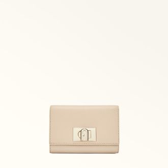 Furla 1927 Portafoglio Compatto Ballerina I Rosa Pelle Stampata Donna