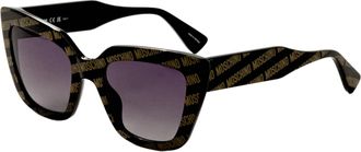 Moschino Womens 51 mm Black Sunglasses