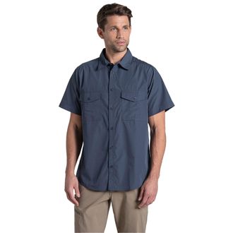 Craghoppers Heren Kiwi II Shirt Met Korte Mouwen (Omberblauw)