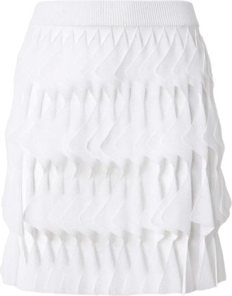 Missoni Minigonna con stampa geometrica - Bianco