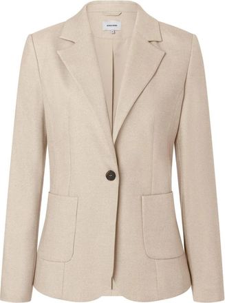 More & More Blazer - Dames - Blazers - Beige - 2XL - Leer - Jassen
