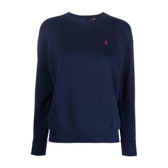 Ralph Lauren Sweatshirt - Dames - Sweatshirts - Blauw - L - Hoodies & sweatvesten