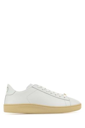 Valentino Garavani Mens White Leather Vlogo Signature Sneakers - Size EU 40