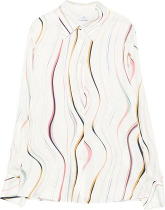 Paul Smith Swirl Print Shirt - Dames - Overhemden - Veelkleurig - 2XS - Overhemden