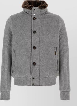 Moorer cashmere down padded coat