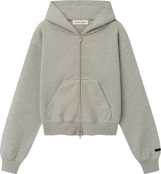 Fear of God (WMNS) Fear of God Essentials 26FW Classic Zip-Up Hoodie Warm Heather RW01469-0096