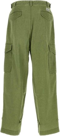 Kenzo Mens Green Cotton Cargo Pant - Khaki - Size X-Small