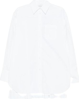 Sportmax White Oversized Solid Shirt