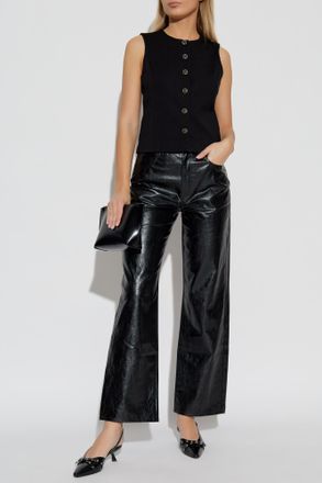 Rag & Bone Irina Vest, Womens, Black