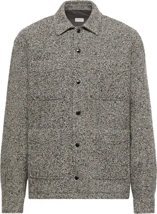 Moncler Moncler Melange Wool Blend Shirt, Men, Grey, Size: 3xl