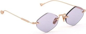 Eyepetizer Empire Zonnebril - unisex - Zonnebrillen - Geel - 48 MM - Accessoires