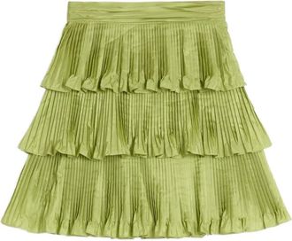 Valentino Garavani Gonna in taffetà - Verde