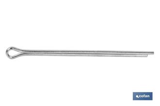 cofan Din-94 M-6,3x100 Caja 100 Unid., Con Cabeza Ancha Para Facilitar Su Uso. Terminado En Zincado Anticorrosivo. - Cofan