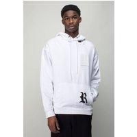 Raf Simons Destroyed Regular fit Hoodie with R print