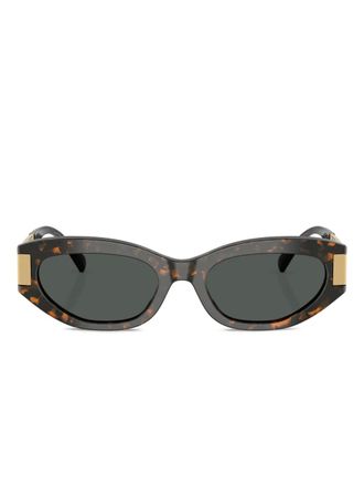 Versace round-frame sunglasses - Brown