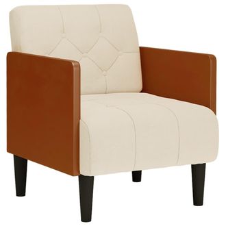 vidaXL Sill&oacute;n Con Reposabrazos De 55 Cm, De Lino Vidaxl