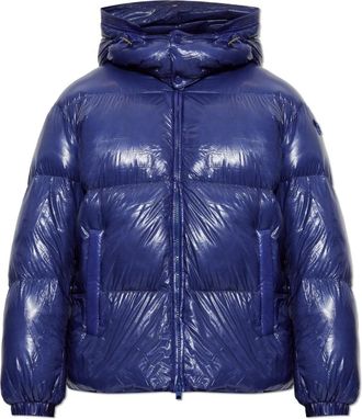 Diesel W-Rolfys-Wrd-Bkcp Down Jacket - Heren - Gewatteerde jassen - Blauw - XS - Jassen