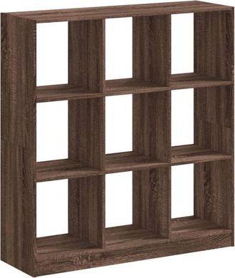 vidaXL Estantería madera de ingeniería marrón roble 102x32x108 cm Vidaxl